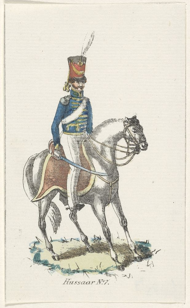 Huzaar (1830 - 1835) by Willem Charles Magnenat and Evert Maaskamp