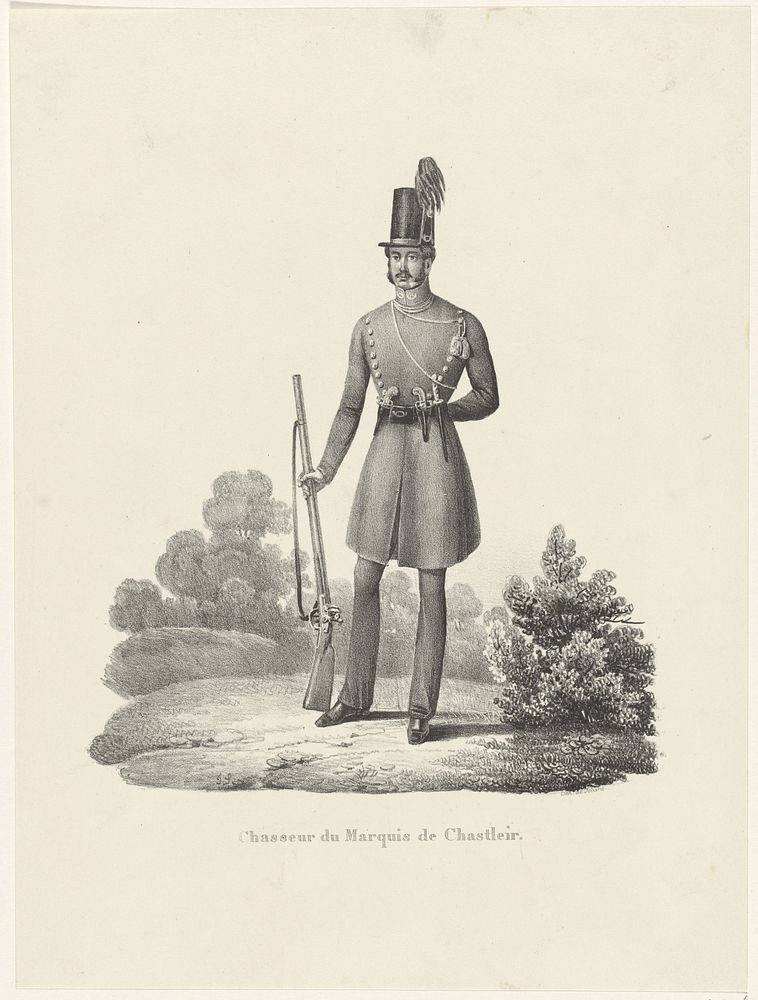 Chasseur du Marquis de Chasteler, 1830 (1830 - 1831) by Jean Baptiste Ambroise Marcellin Jobard