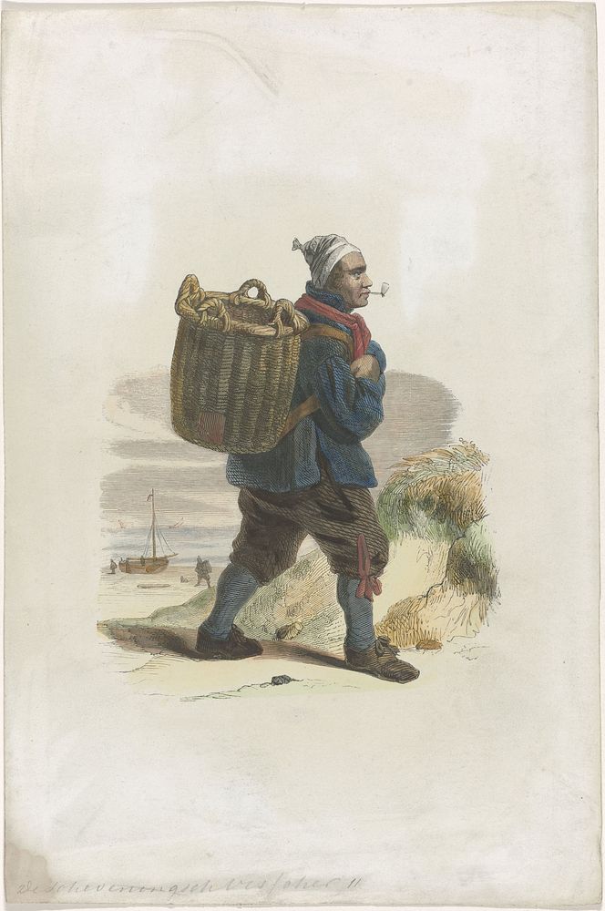 De Scheveningse visser, 1840-1841 (1840 - 1841) by Henry Brown
