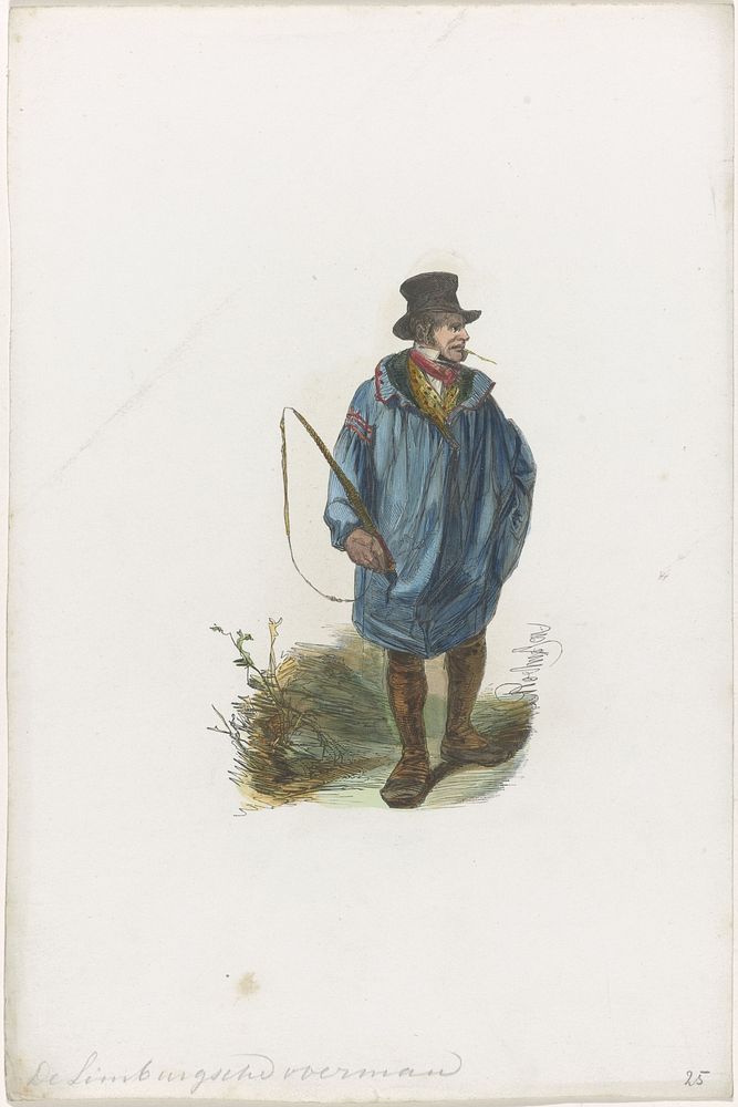 De Limburgse voerman, 1840-1841 (1840 - 1841) by Henry Brown and Charles Rochussen