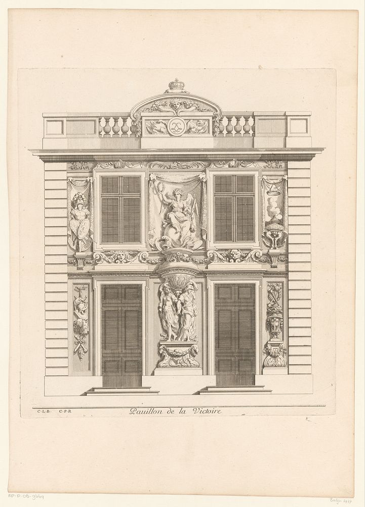 Paviljoen van Victoria (1672 - 1686) by Louis de Châtillon, Charles Le Brun, Charles Le Brun, Gerard Edelinck and Franse…