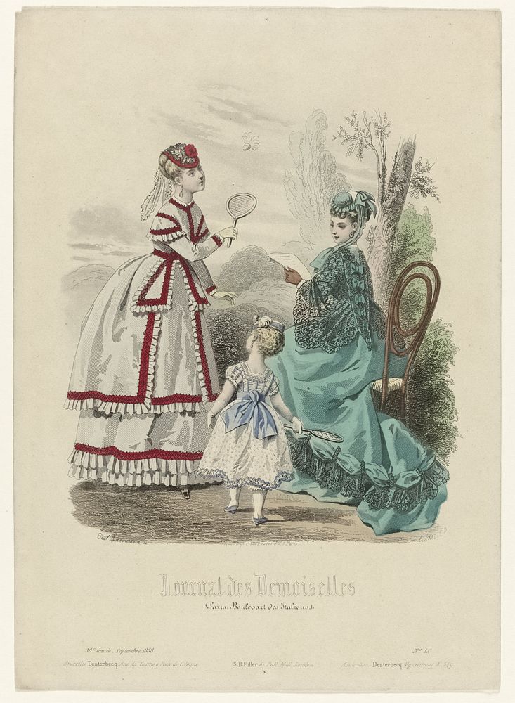 Journal des Demoiselles, septembre 1868, 36e année, No. 9 (1868) by Paul Lacourière, Emile Préval and Gilquin