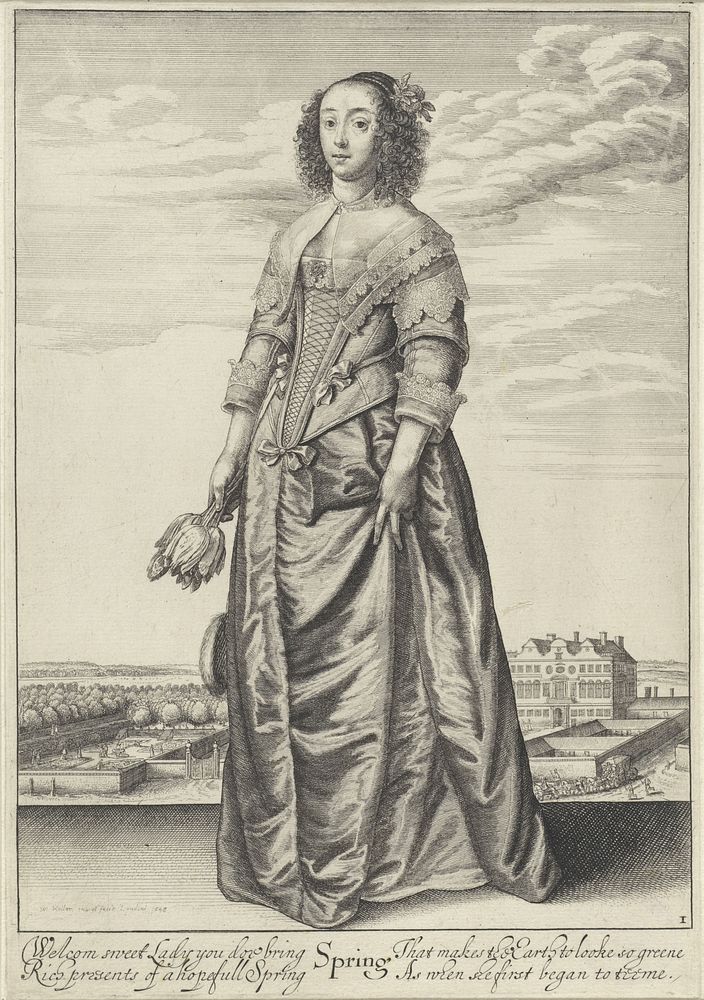 Spring (1643) by Wenceslaus Hollar and Wenceslaus Hollar