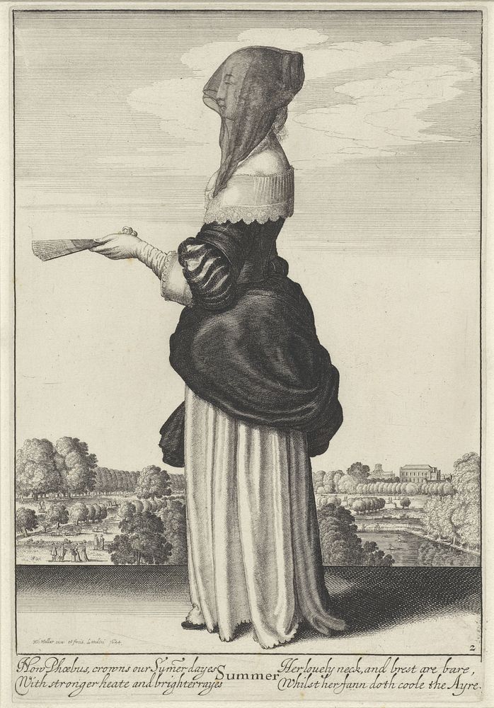 Winter and Summer (1644) by Wenceslaus Hollar and Wenceslaus Hollar