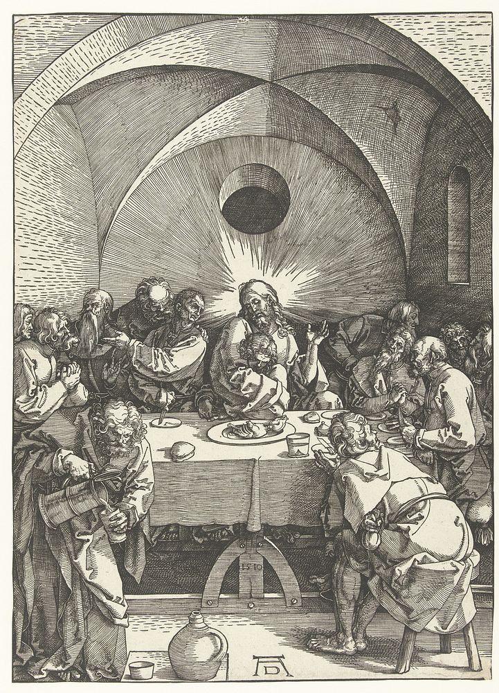 Laatste Avondmaal (1510) by Albrecht Dürer