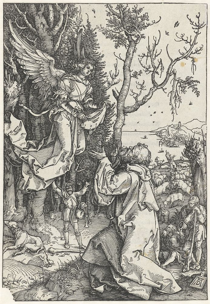De aankondiging aan Joachim (1511) by Albrecht Dürer