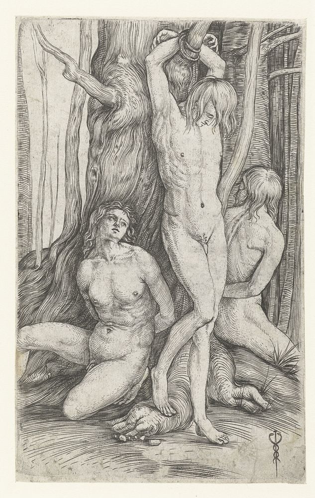Three Prisoners (c. 1503 - c. 1504) by Jacopo de Barbari and Jacopo de Barbari