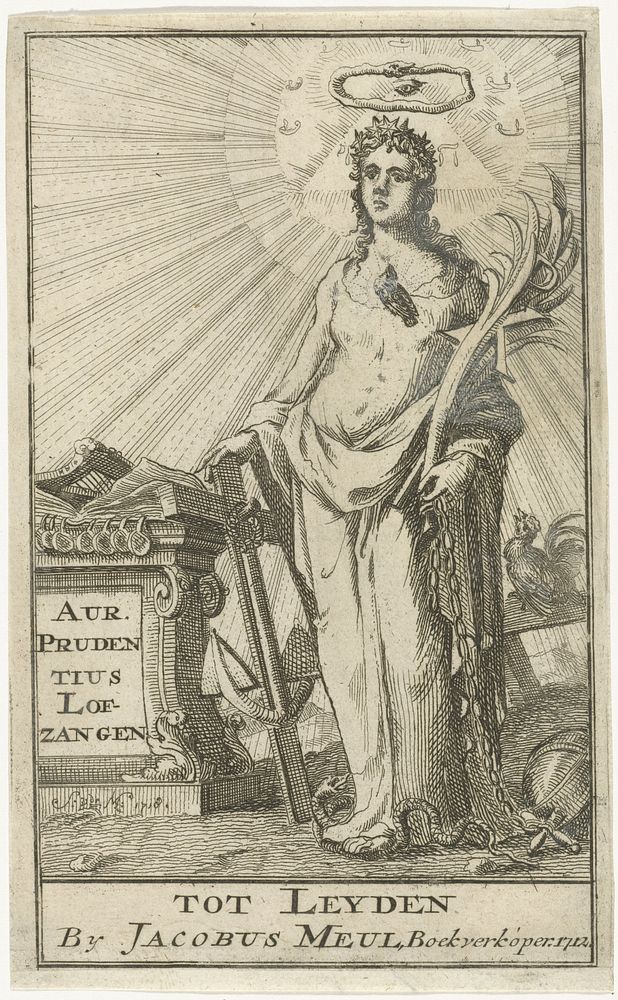 Maria als de apocalyptische vrouw en personificatie van de Aandacht (1712) by Sieuwert van der Meulen and Jacobus Meul