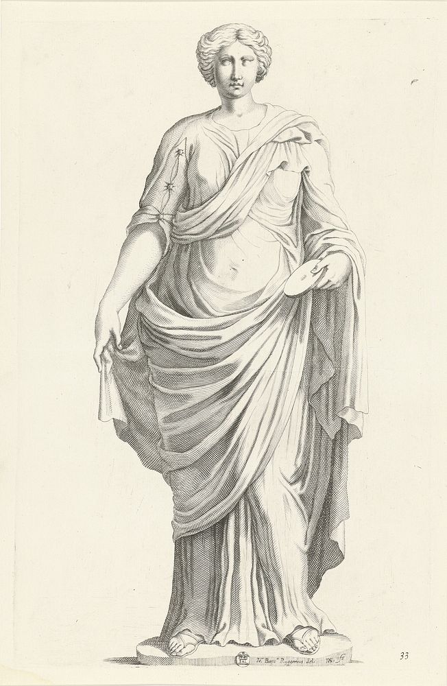 Standbeeld van een vrouw (1640) by Michel Natalis and Giovanni Battista Ruggieri