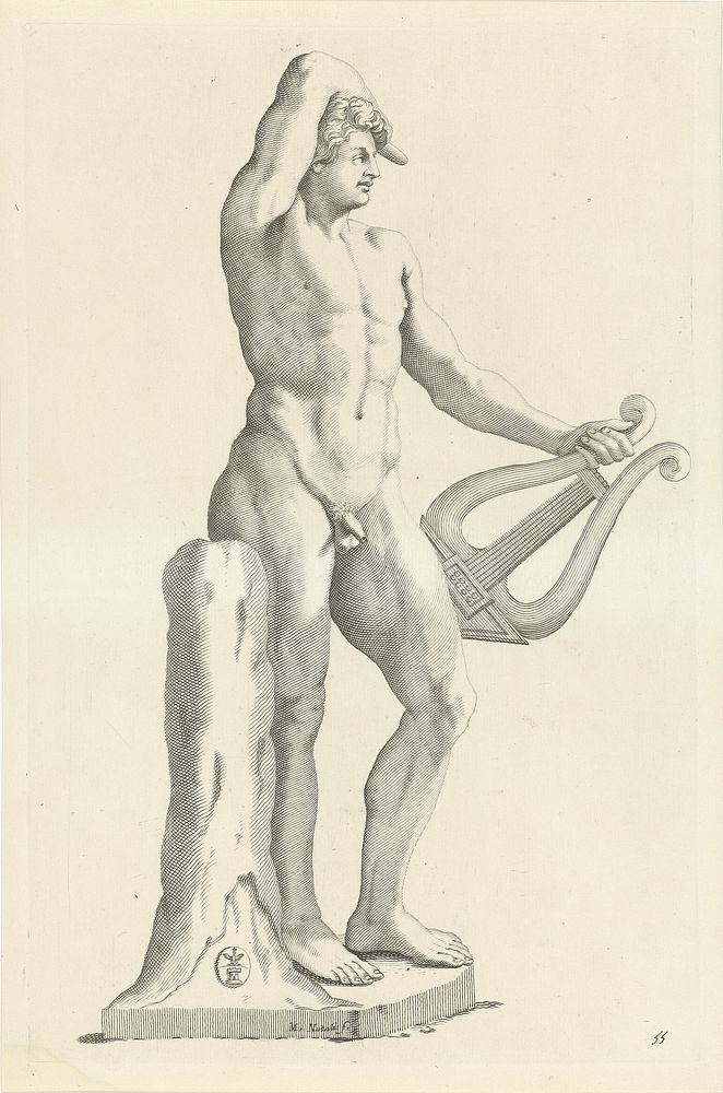 Standbeeld van Apollo (1640) by Michel Natalis