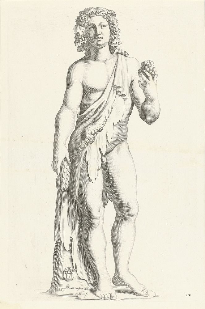 Standbeeld van Bacchus (1640) by Michel Natalis and Giovanni Lanfranco