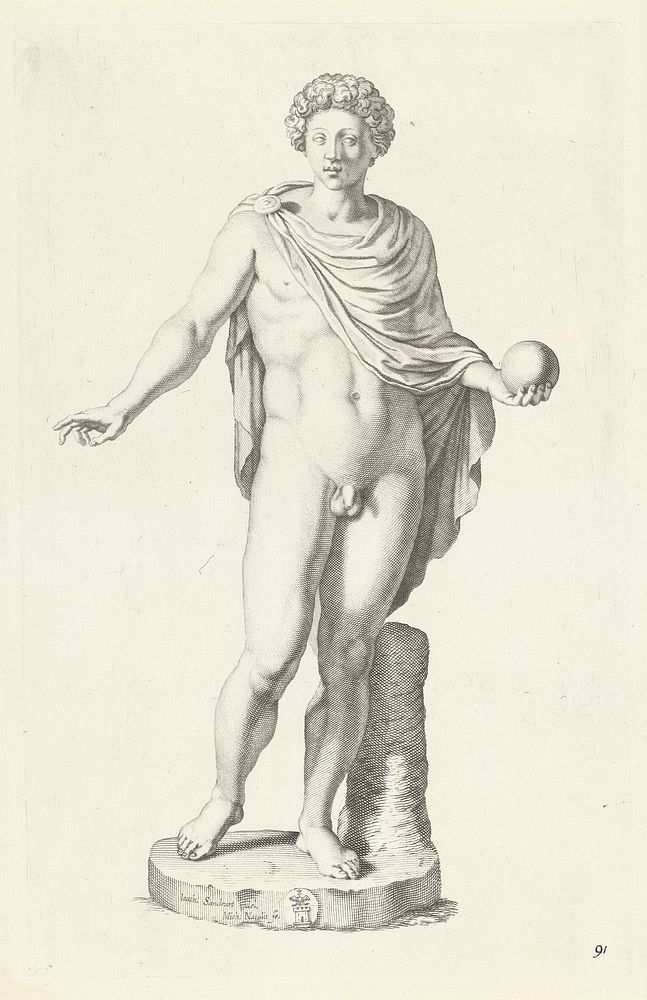 Standbeeld van de jonge Marcus Aurelius (1640) by Michel Natalis and Joachim von Sandrart I