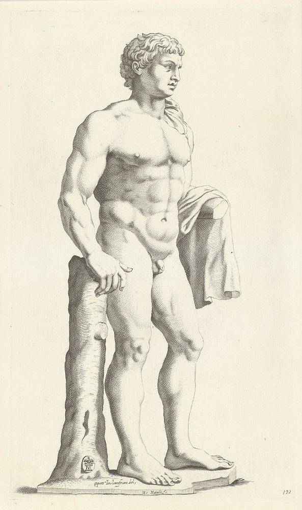 Standbeeld van een jongeman (1640) by Michel Natalis and Giovanni Lanfranco
