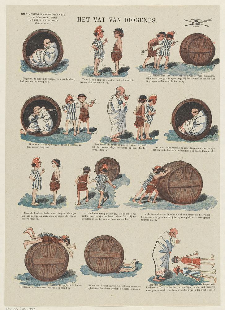 Het vat van Diogenes (1886) by Michelet and Albert Quantin