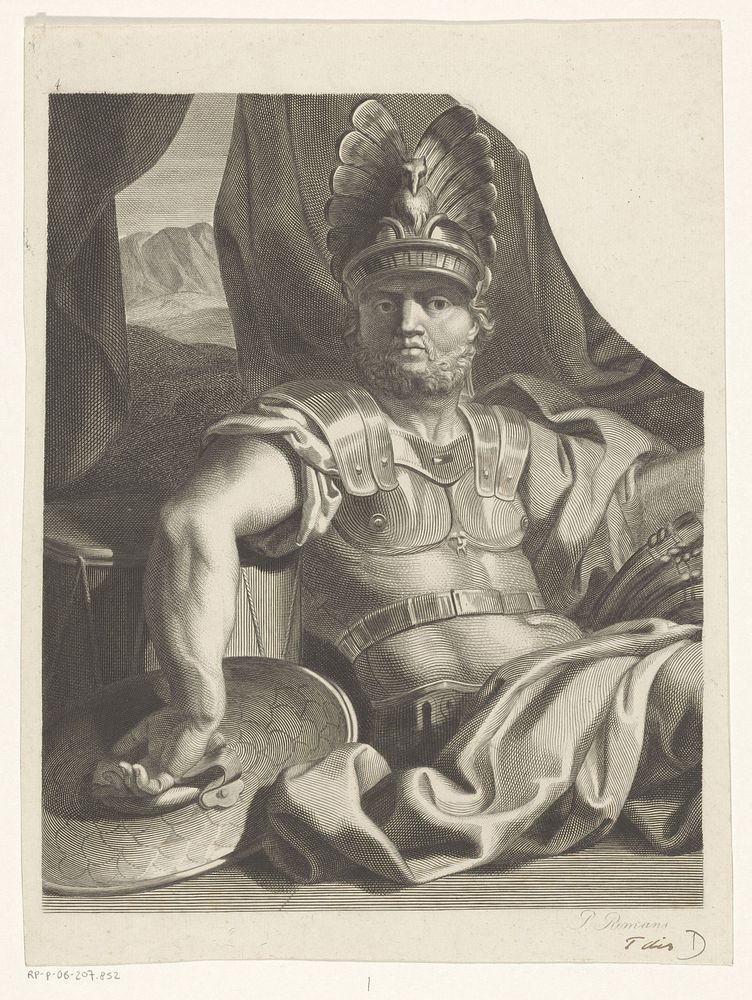 Romeinse krijgsman (1825 - 1835) by Pieter Romans