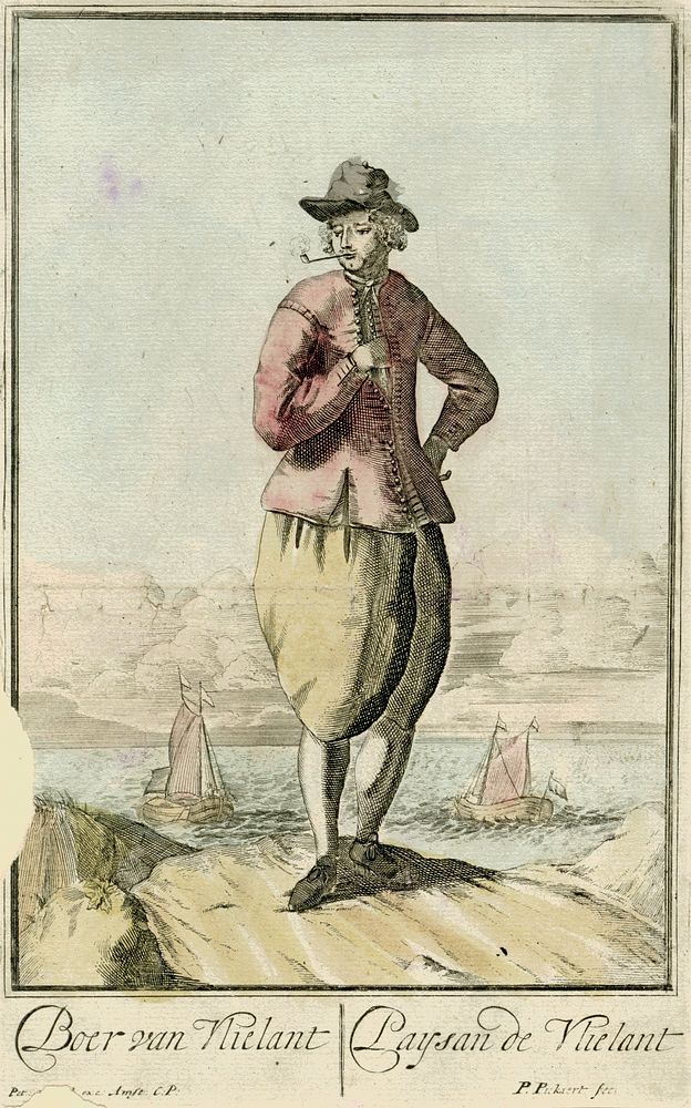 Boer uit Vlieland (in or before 1689 - 1713) by Pieter Pickaert, Pieter van den Berge, Pieter Schenk I and Staten van…