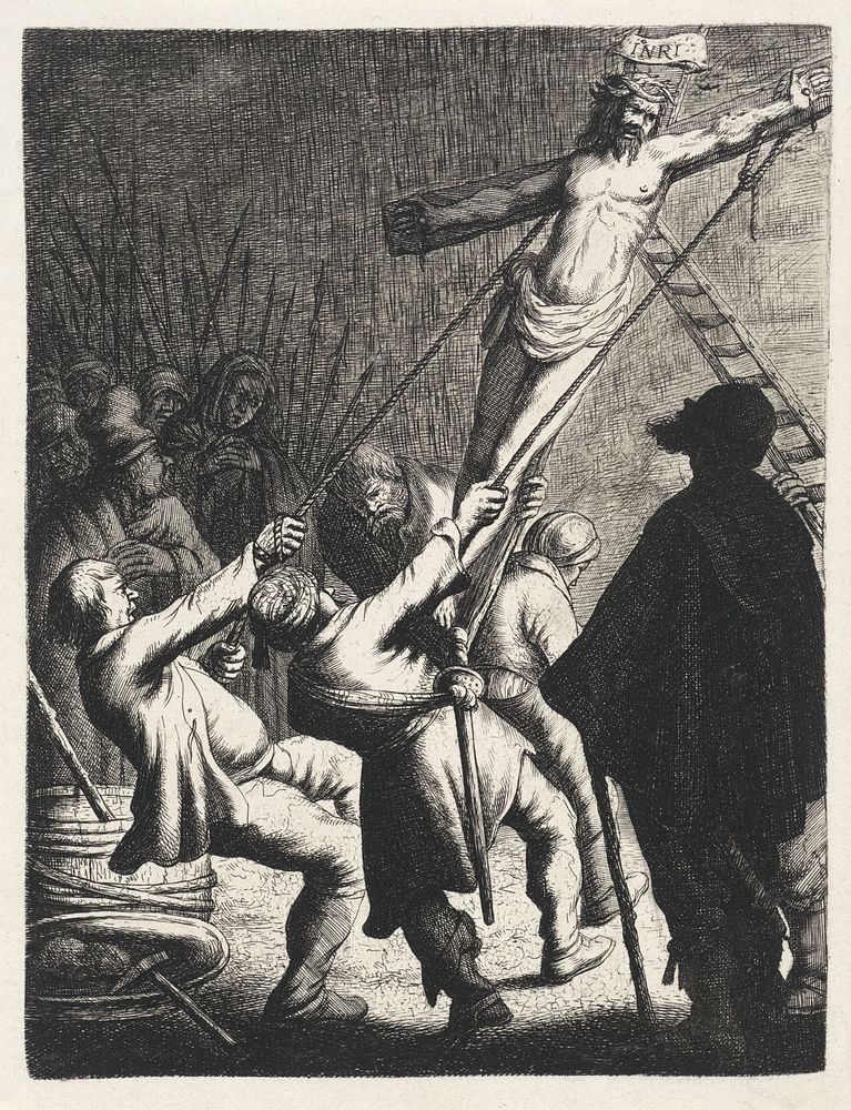 Oprichting van het kruis (1628 - 1637) by Jan Gillisz van Vliet