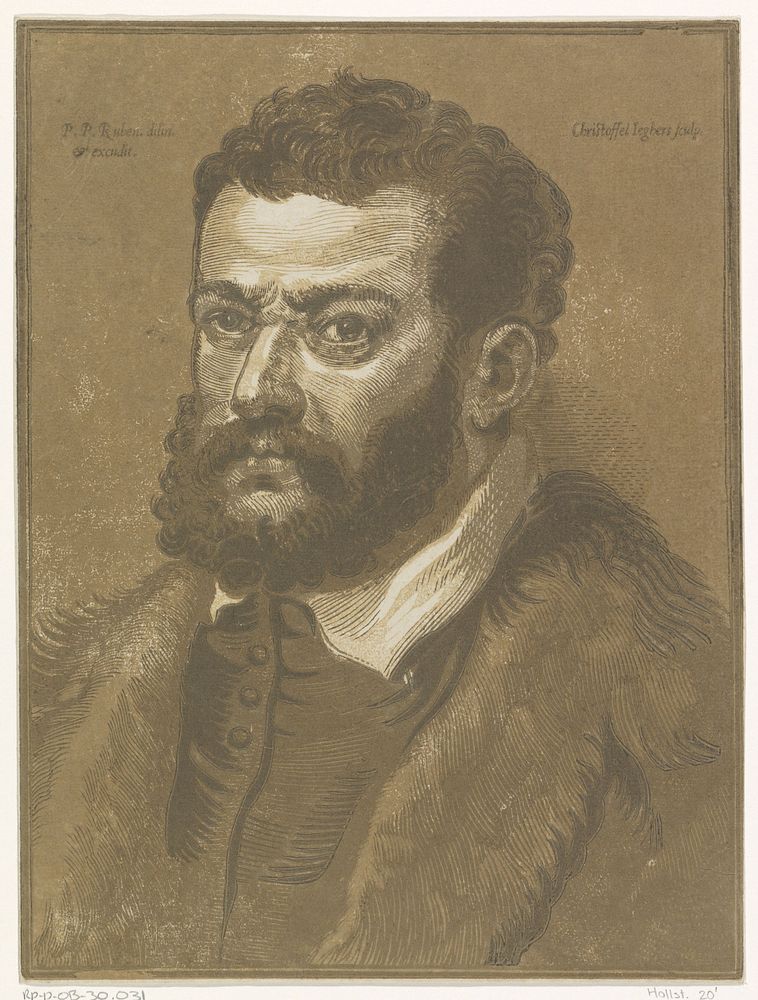 Portret van Giovanni I Cornaro (1587 - 1640) by Christoffel Jegher, Peter Paul Rubens and Peter Paul Rubens
