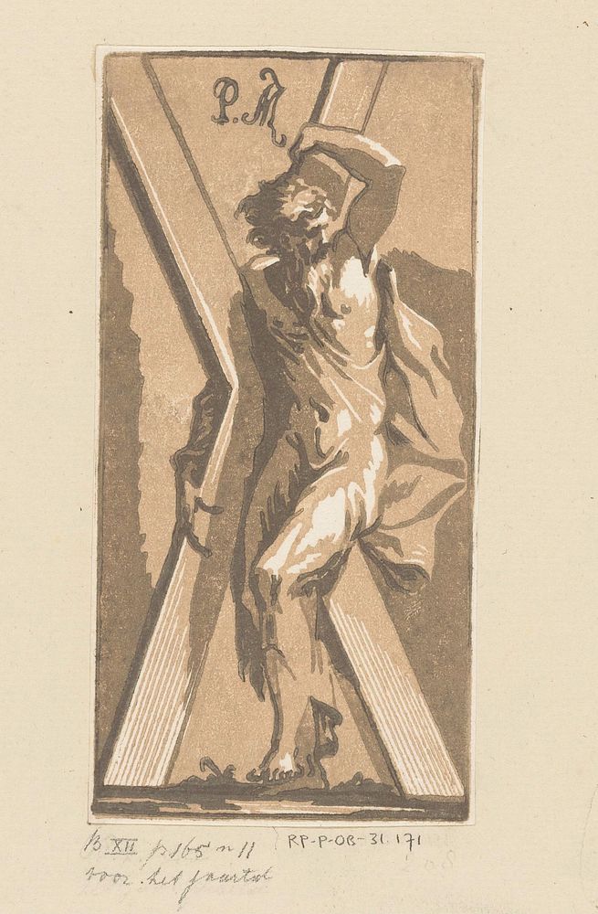 Heilige Andreas (1722) by Anton Maria I Zanetti and Parmigianino