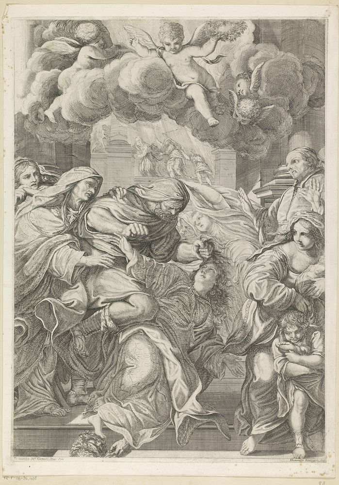 Heilige Christina gevangengenomen (in or after 1650) by Domenico Bonavera and Domenico Maria Canuti