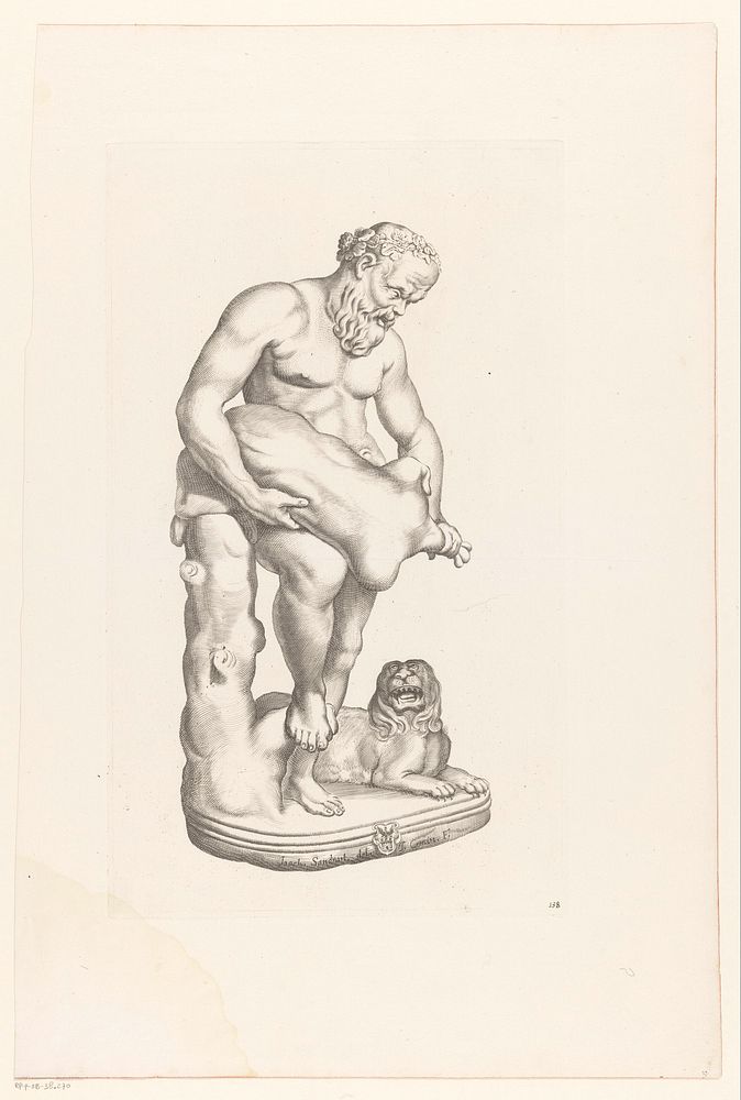 Standbeeld van Silenus (1636) by Joan Comin and Joachim von Sandrart I