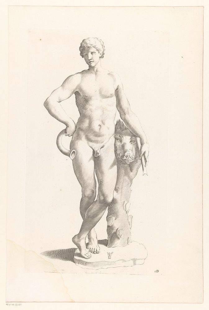 Standbeeld van Meleager (1636) by Joan Comin