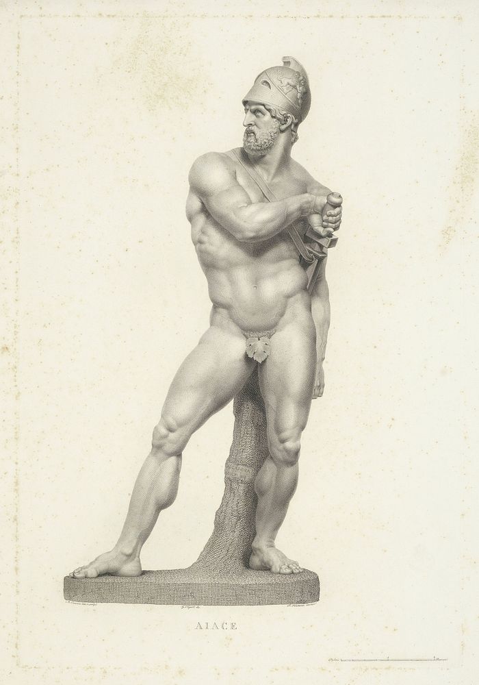 Ajax (1772 - 1837) by Pietro Fontana, Giovanni Tognolli and Antonio Canova