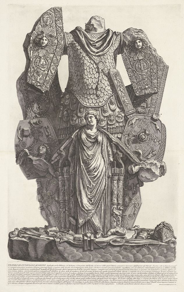 Trofee van Octavianus Augustus (1753) by Giovanni Battista Piranesi and Giovanni Battista Piranesi