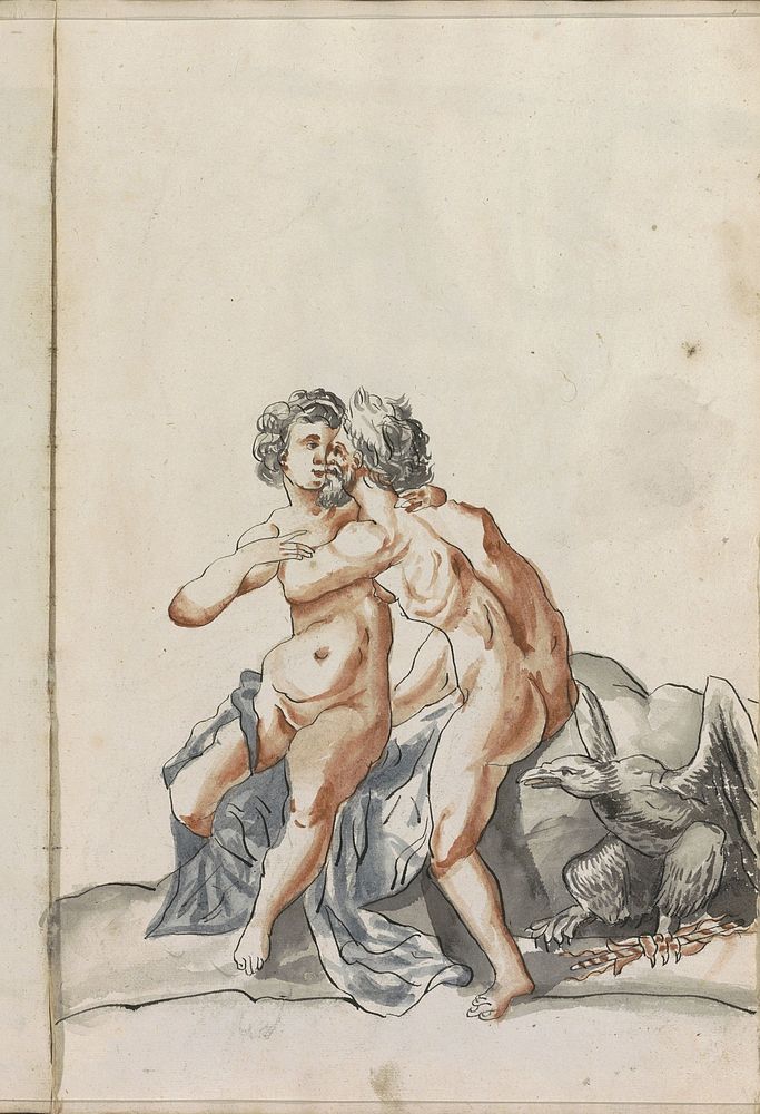 Hercules en Deïanira (1696) by Hendrick van Beaumont and Jacob Matham