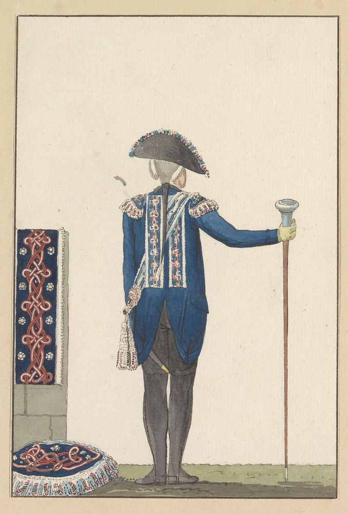 Tamboer majoor van het Genootschap tot Nut der Schutterij te Amsterdam, 1787 (1787) by anonymous
