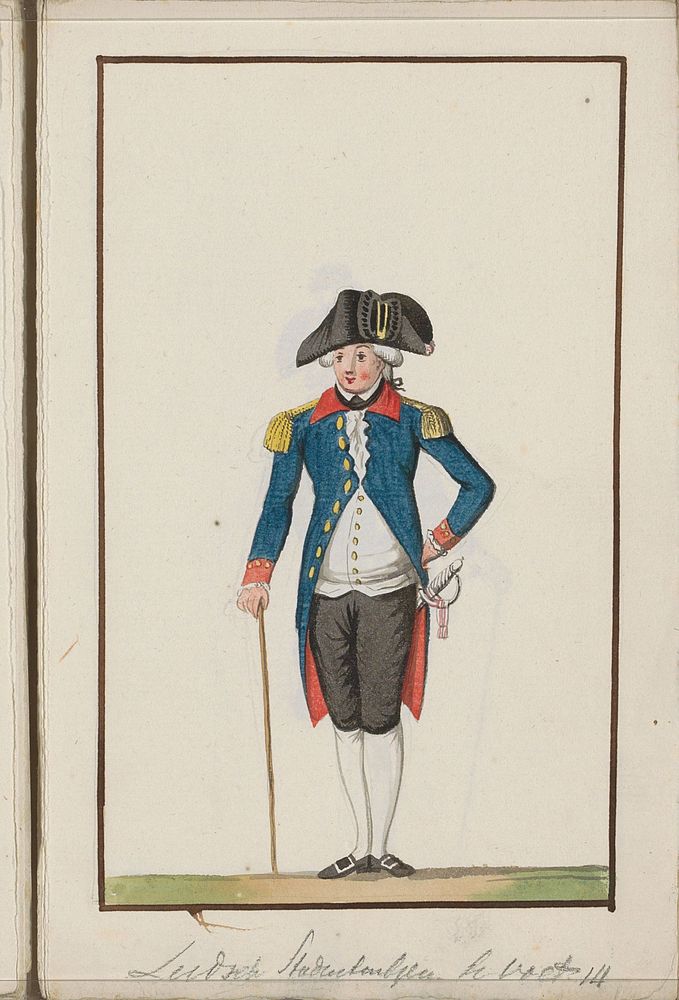 Montering van de infanterie van het exercitiegenootschap van Leidse studenten, ca. 1785 (1789) by anonymous