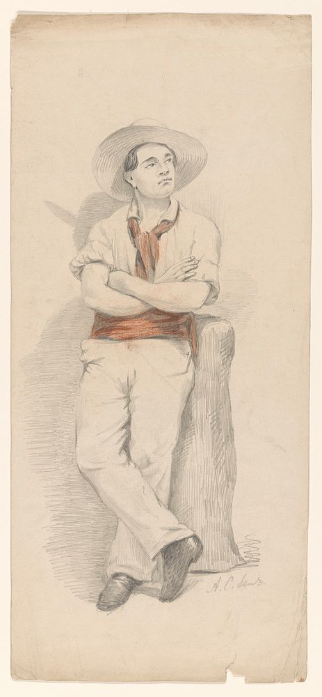 Staande matroos (1809 - 1869) by Alexander Cranendoncq