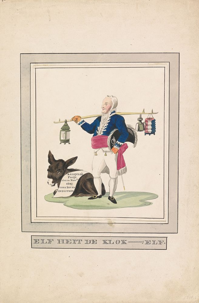 Spotprent op Talleyrand, 1813 (1813) by anonymous