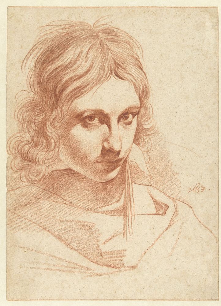 Zelfportret van Leendert van der Cooghen (?) (1653) by Leendert van der Cooghen