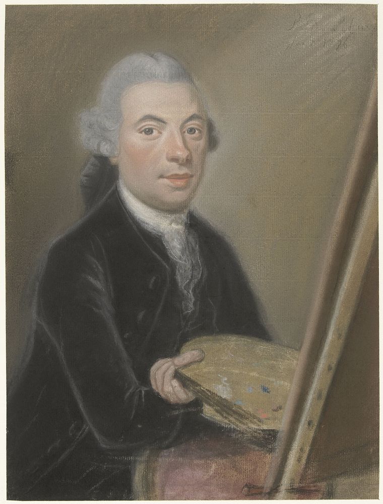 Portret van Jan van Os (1776) by Pieter Frederik de la Croix