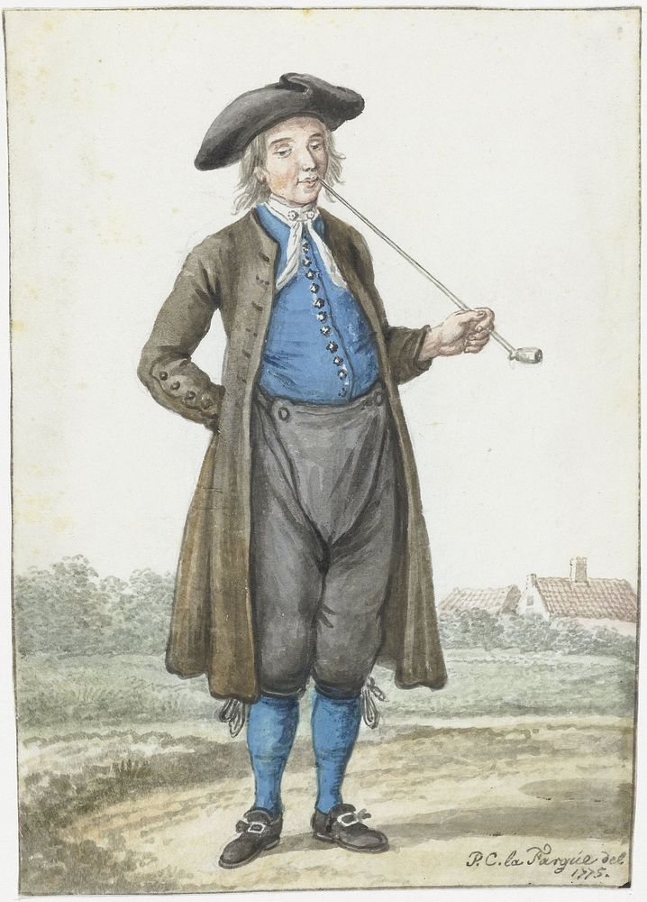 Molkwerumse man (1775) by Paulus Constantijn la Fargue