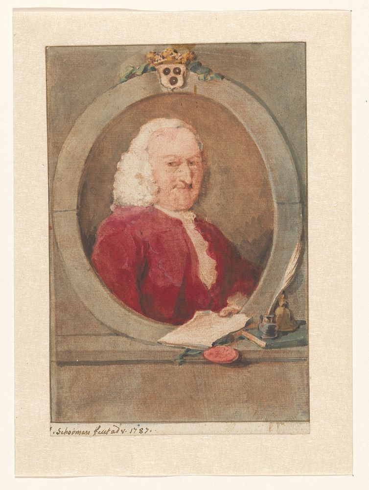 Portret van Pieter van Bleiswijk (1787) by Aert Schouman
