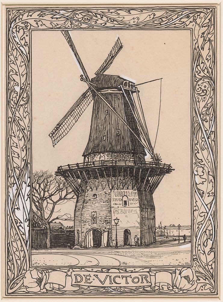 De Victor, molen te Amsterdam (1870 - 1926) by Willem Wenckebach