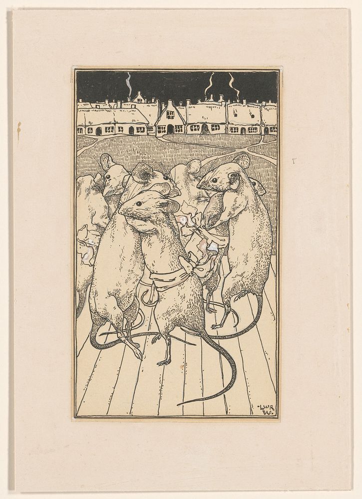 Dansende muizen (1894) by Willem Wenckebach