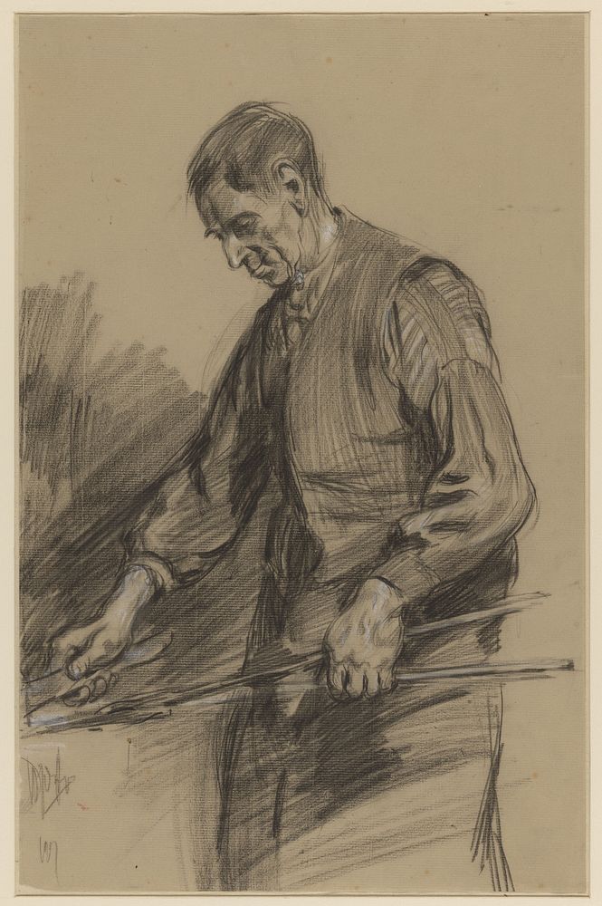Smid in zijn werkplaats (1917) by Waalko Jans Dingemans I