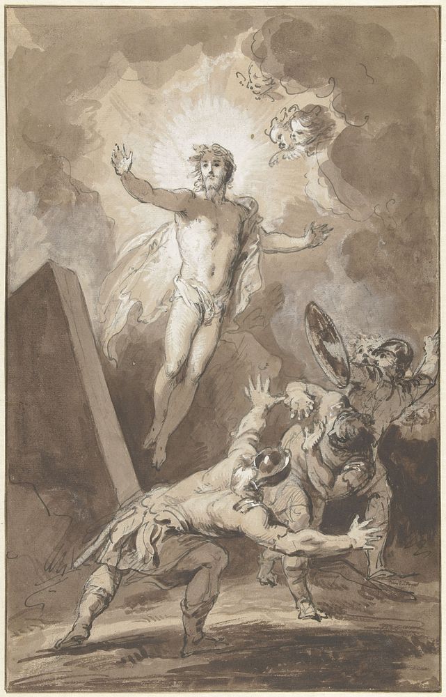 Opstanding van Christus (1736) by Jacob de Wit