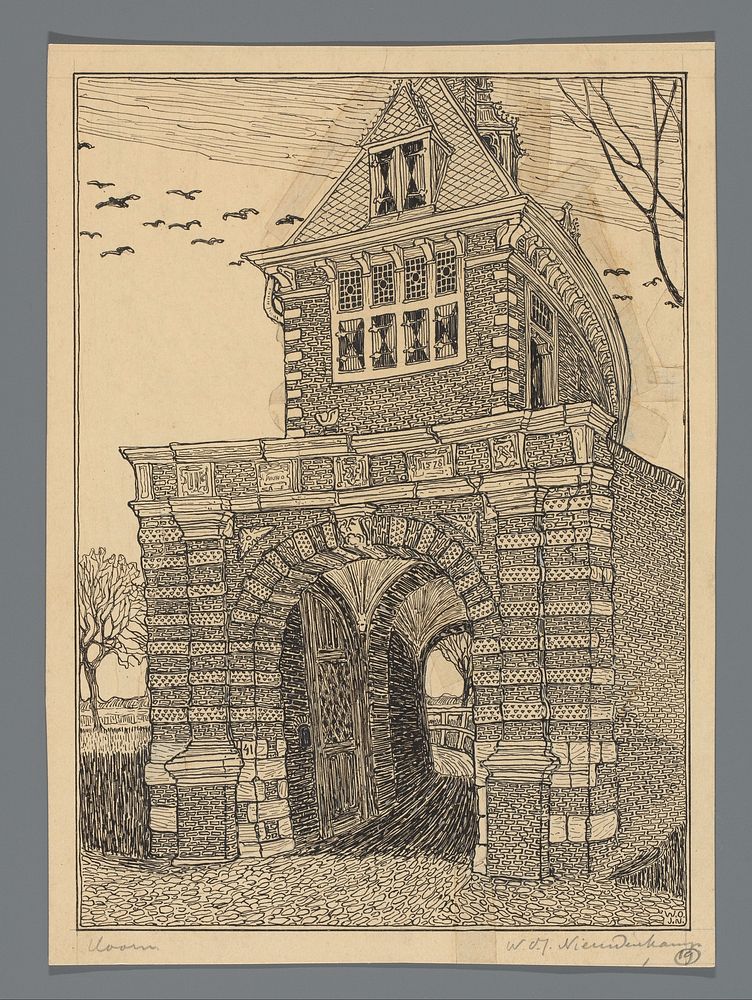 Oosterpoort te Hoorn (in or before 1897) by Wijnand Otto Jan Nieuwenkamp