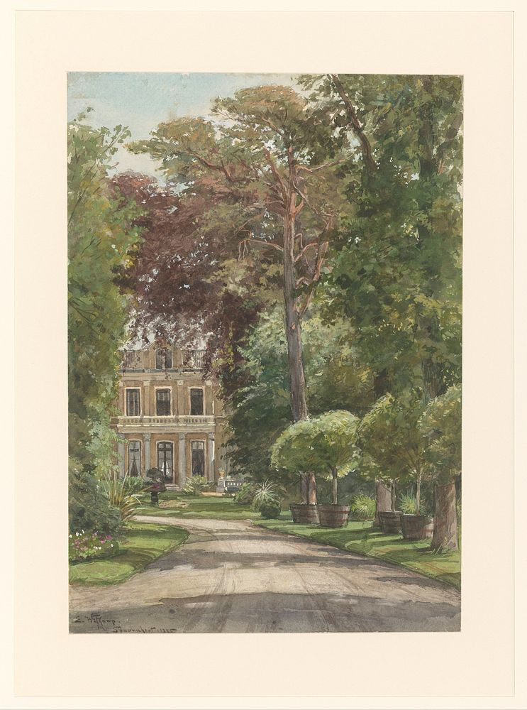 Het buiten Spaarnhout (1885) by Ernst Witkamp