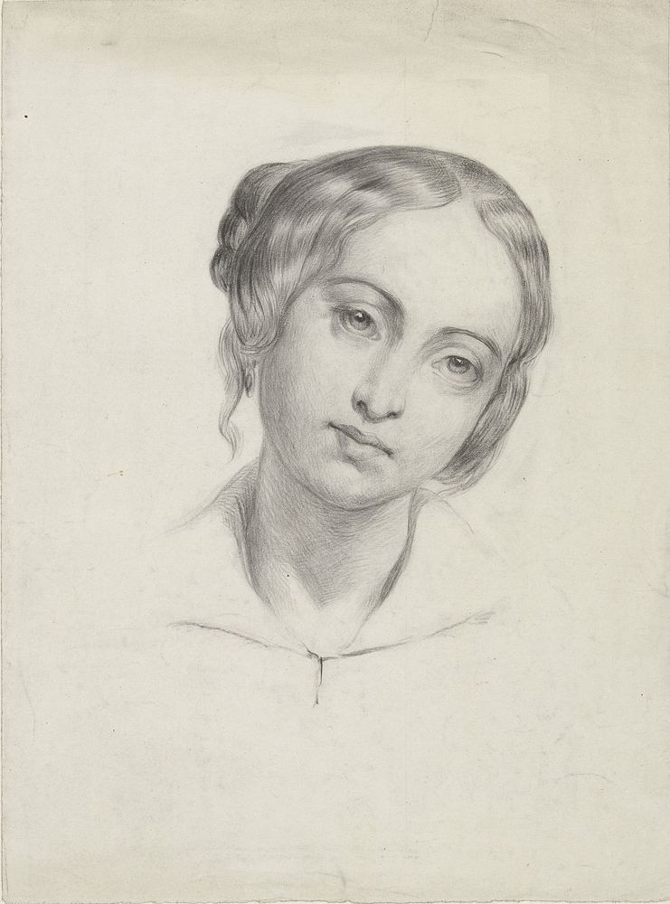 Hoofd van een meisje (1867 - 1923) by George Hendrik Breitner and anonymous