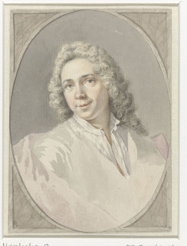 Portret van Isaac de Moucheron (1683 - 1746) by Nicolaas Verkolje