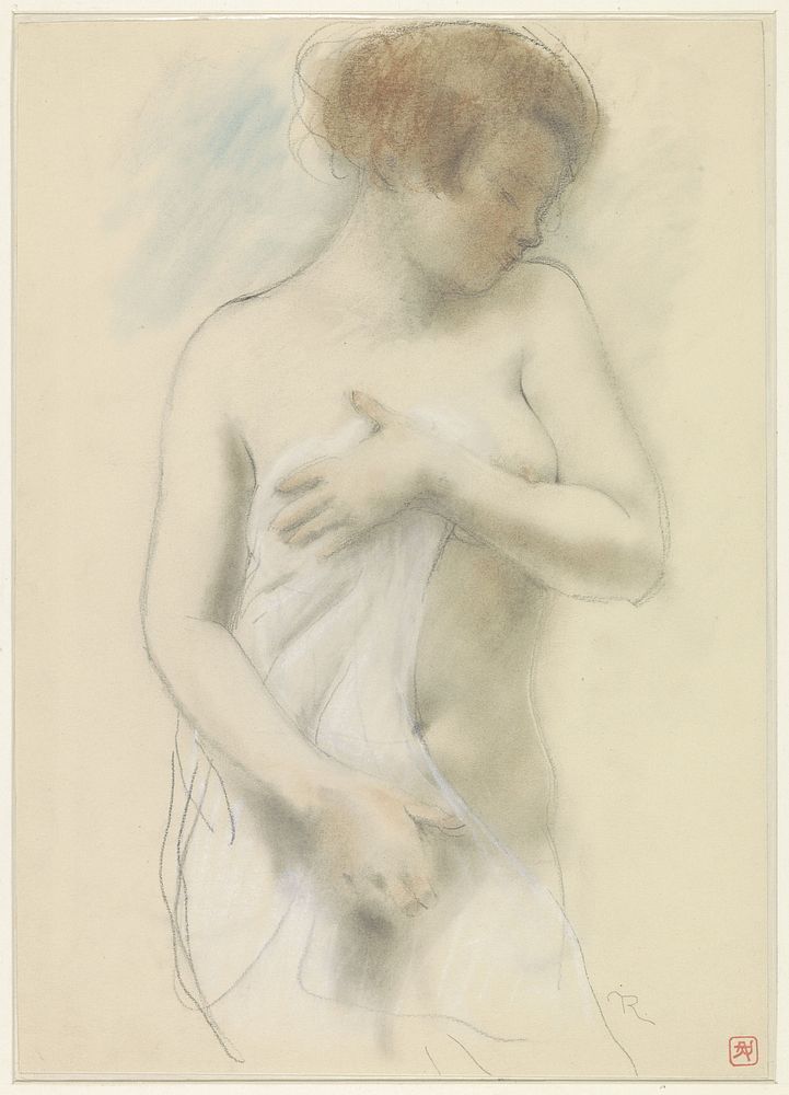 Staande naakte vrouw (1872 - 1934) by Armand Rassenfosse