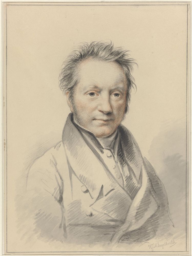 Portret van Engelbert Michael Engelberts (1819 - 1887) by Willem Jodocus Mattheus Engelberts