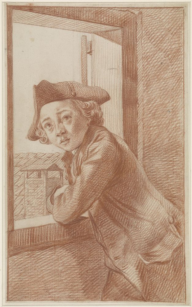 Portret van Hermanus Fock (1780) by Anthony Andriessen