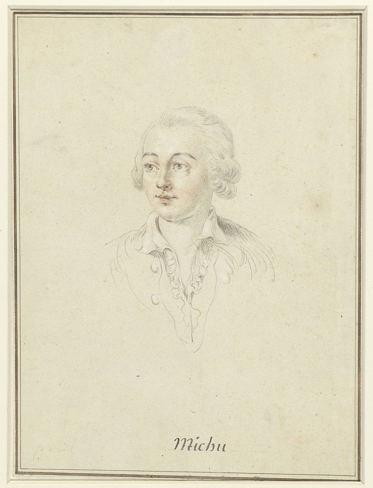 Portret van L. Michu (1764 - 1802) by anonymous