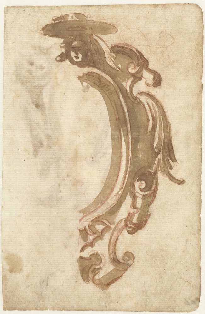 Ontwerp voor een baroklijst (1570 - 1613) by Cigoli